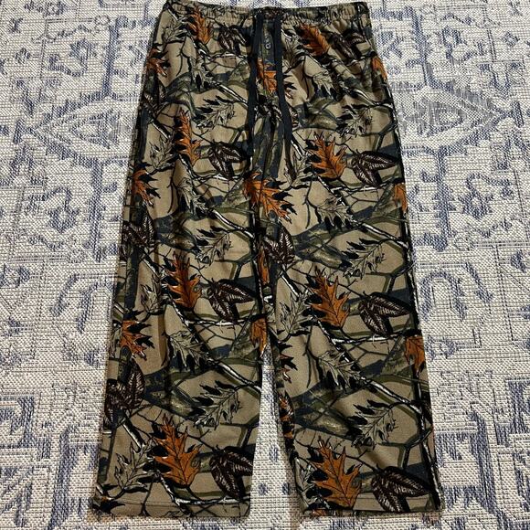 VTG Y2K Baggy Realtree Camo Sweatpants Pajamas SZ XL - Picture 1 of 6